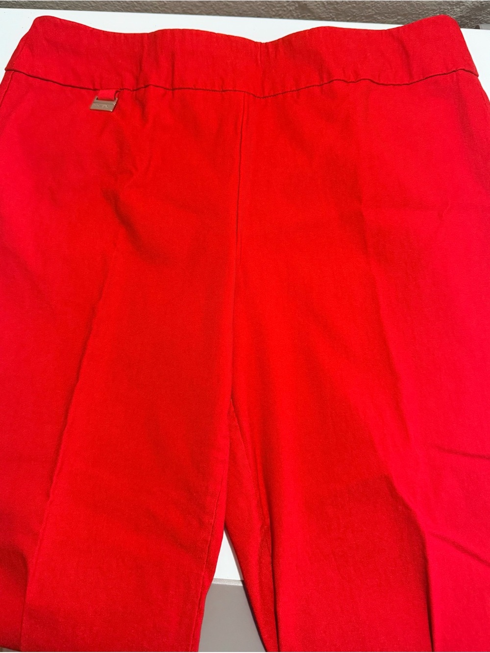 Women’s Red Pull-On Pants